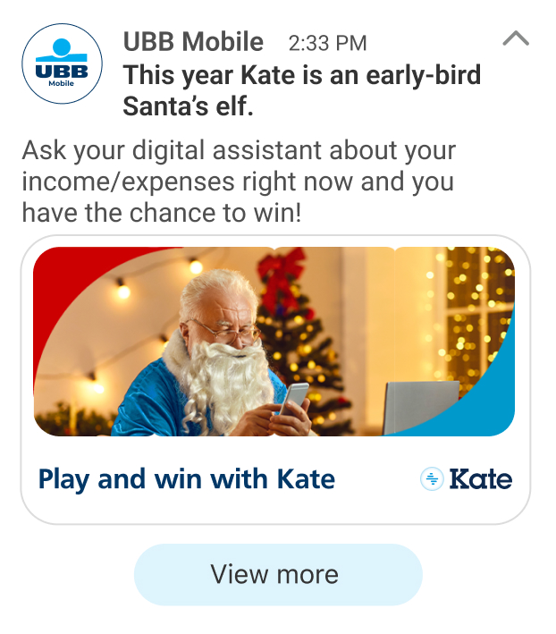 Play and win in UBB Mobile